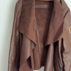 Brown Leather Women's Jacket